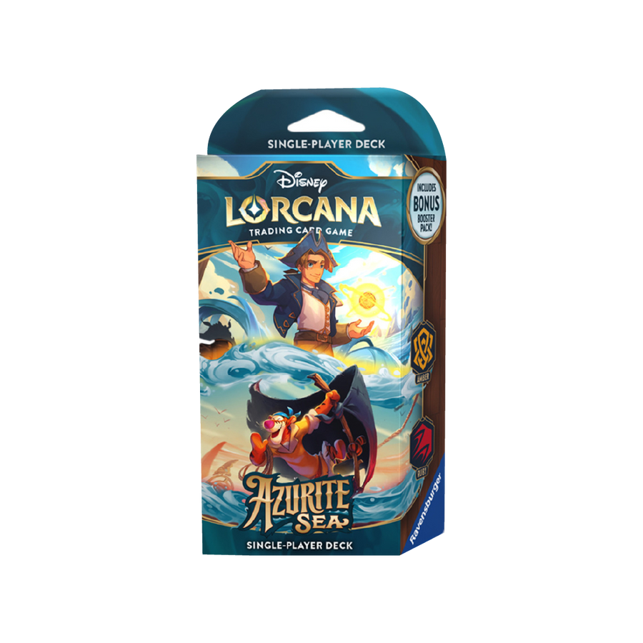Disney Lorcana Azurite Sea Starter Deck – Emerald & Sapphire