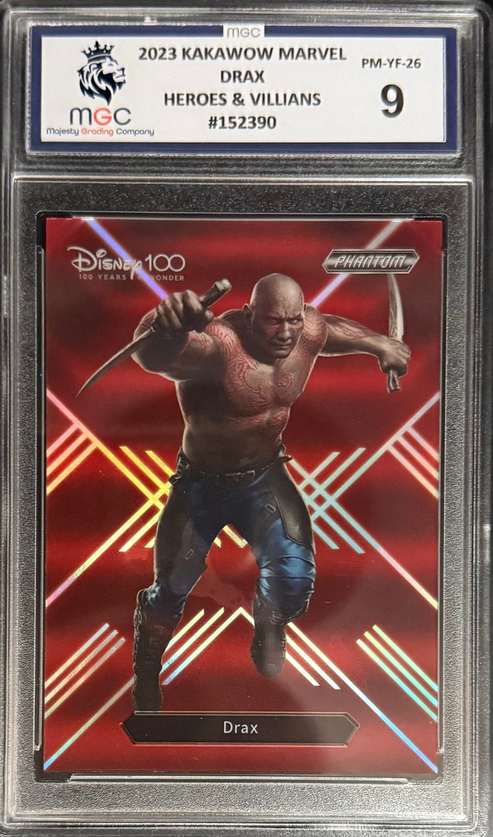 Kakawow Drax Heroes & Villains Card Kakawow Disney 100 Marvel 2023 MGC9