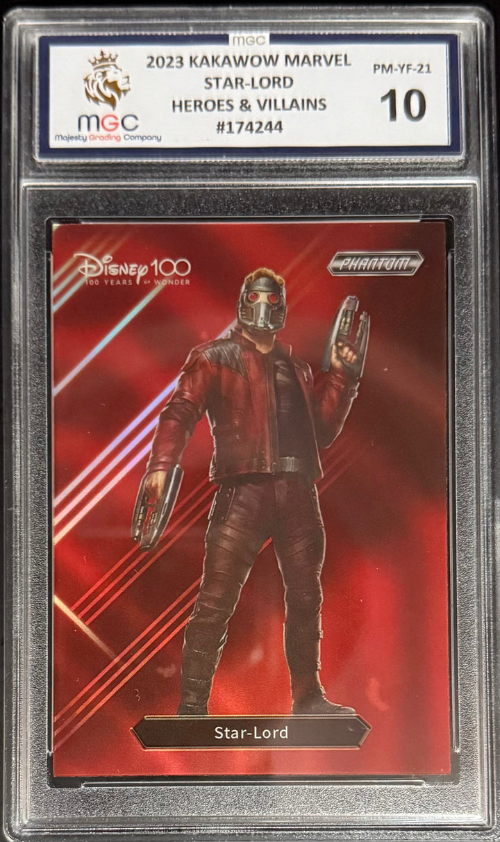 Kakawow Star Lord Heroes & Villains Card Kawasaki Phantom Marvel Disney 100 2023 MGC10