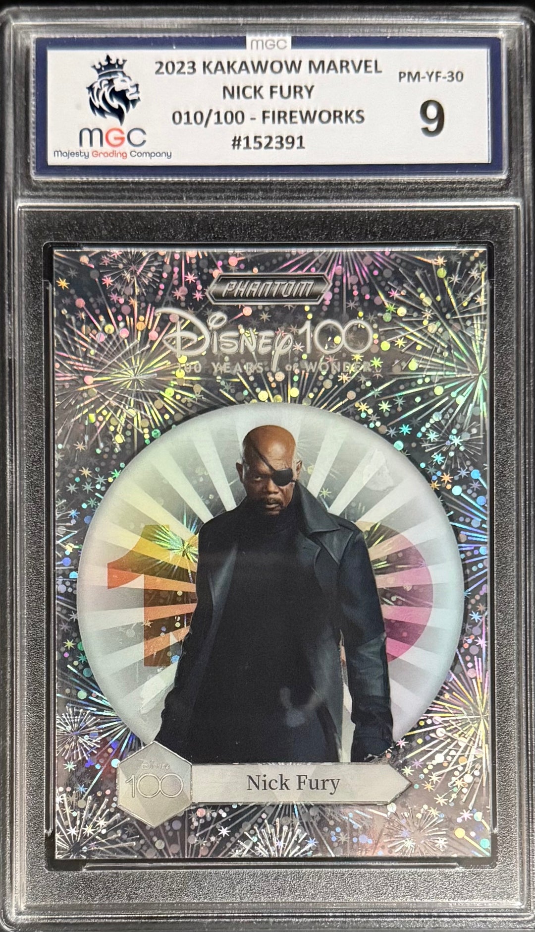 Kakawow Nick Fury Fireworks Card /100 Kakawow Phantom Marvel Disney 100 2023 MGC9