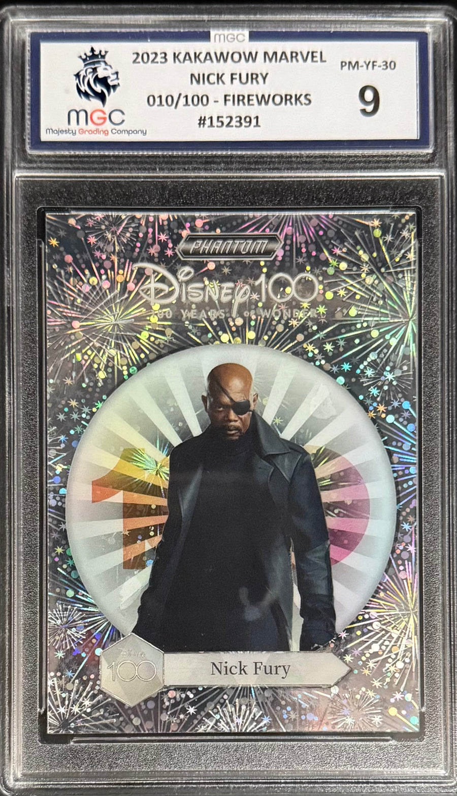 Kakawow Nick Fury Fireworks Card /100 Kakawow Phantom Marvel Disney 100 2023 MGC9