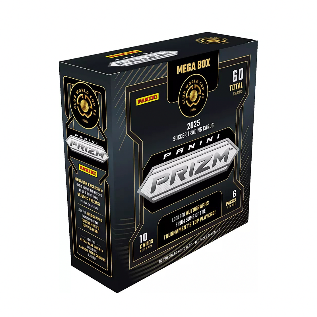 2025 Panini Prizm FIFA Club World Cup Soccer Hobby Mega Box