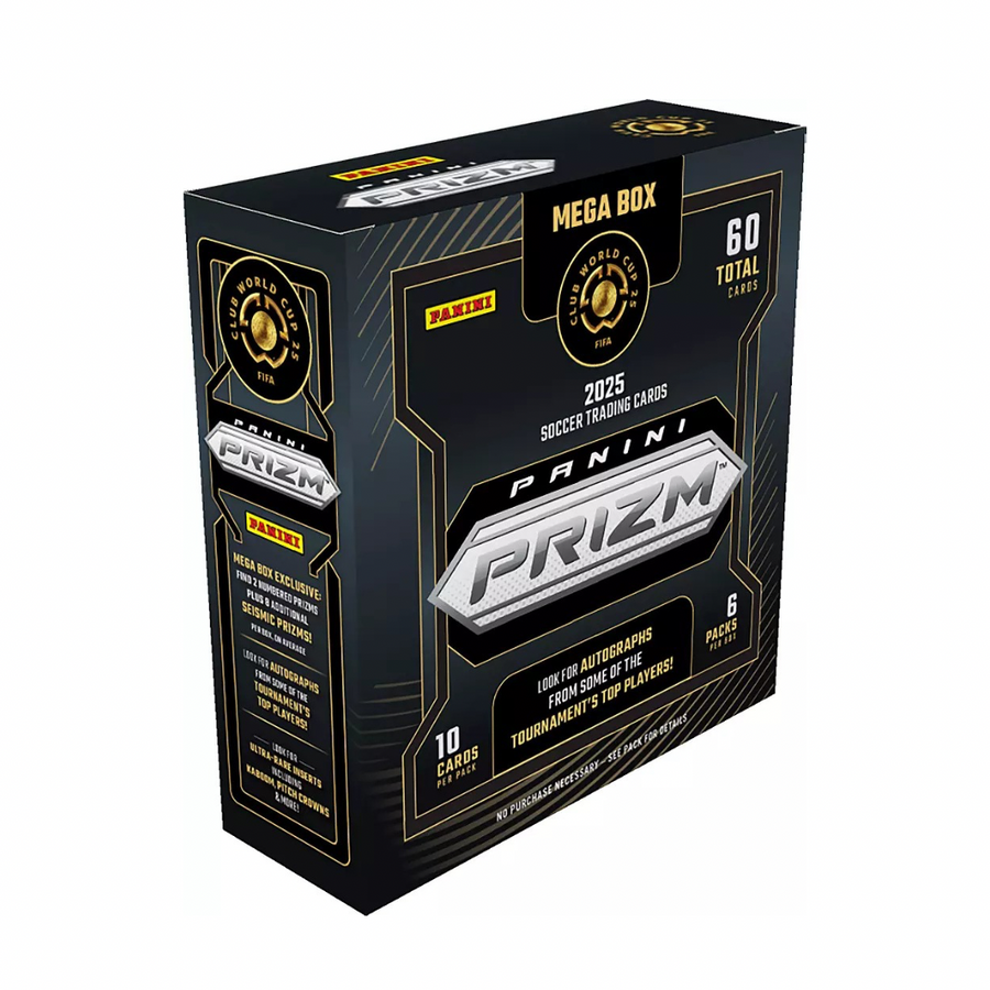 2025 Panini Prizm FIFA Club World Cup Soccer Hobby Mega Box
