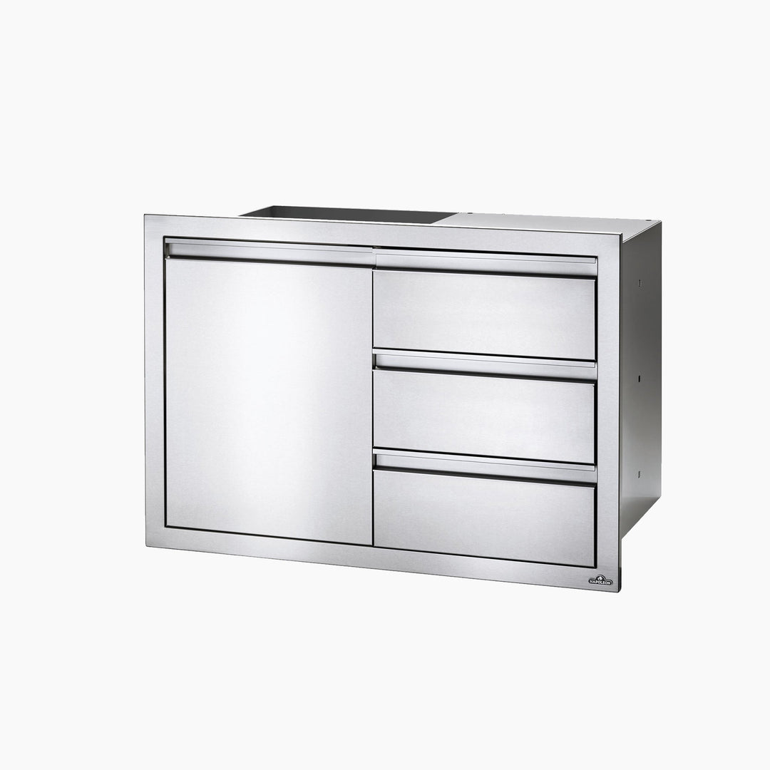 Napoleon 36” X 24” Door & Triple Drawer Combo