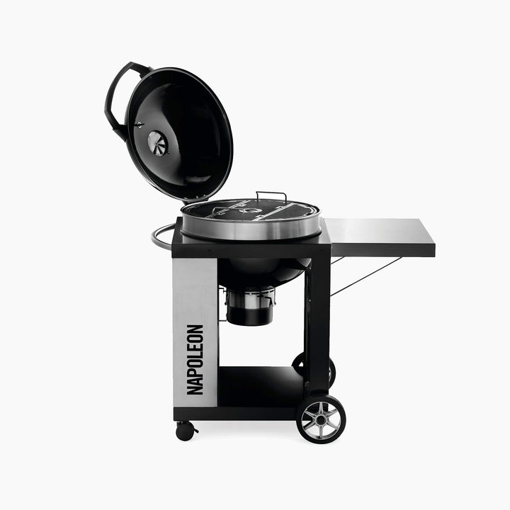 Napoleon Pro Charcoal Kettle Grill with Cart