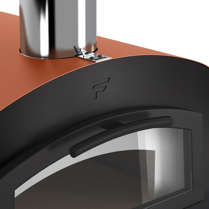 Fontana Piero Gas & Wood Pizza Oven Including Trolley