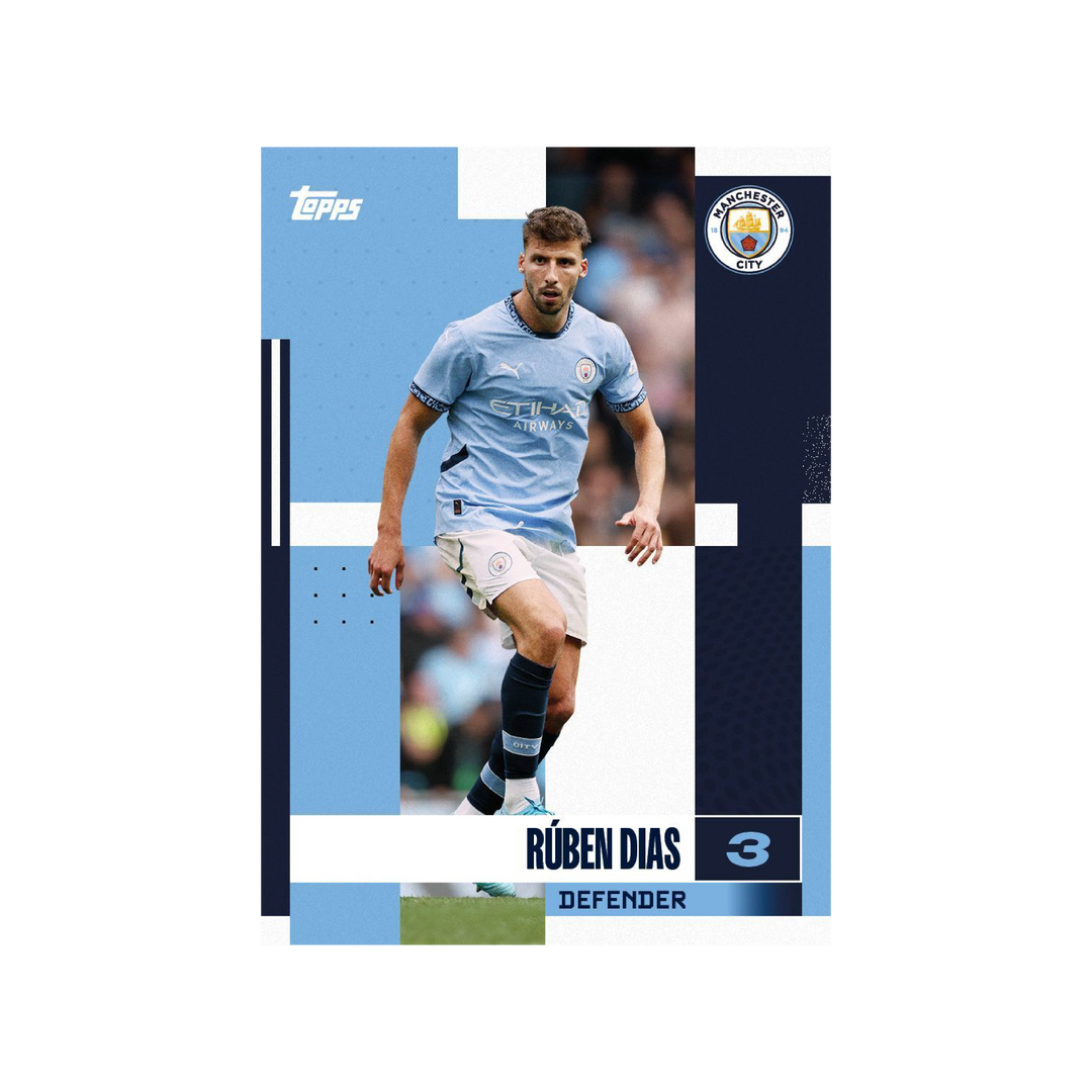 Topps Manchester City Official Team Set 2024/25 Single Pack