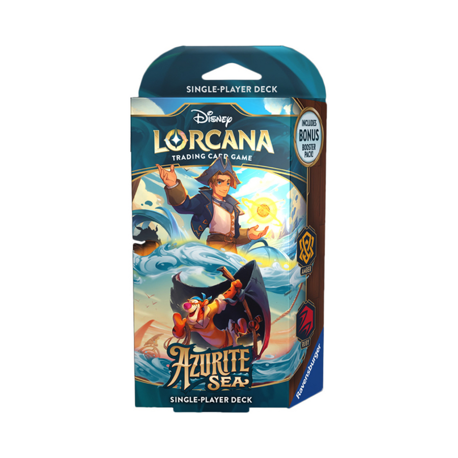 Disney Lorcana Azurite Sea Starter Deck – Amber & Ruby