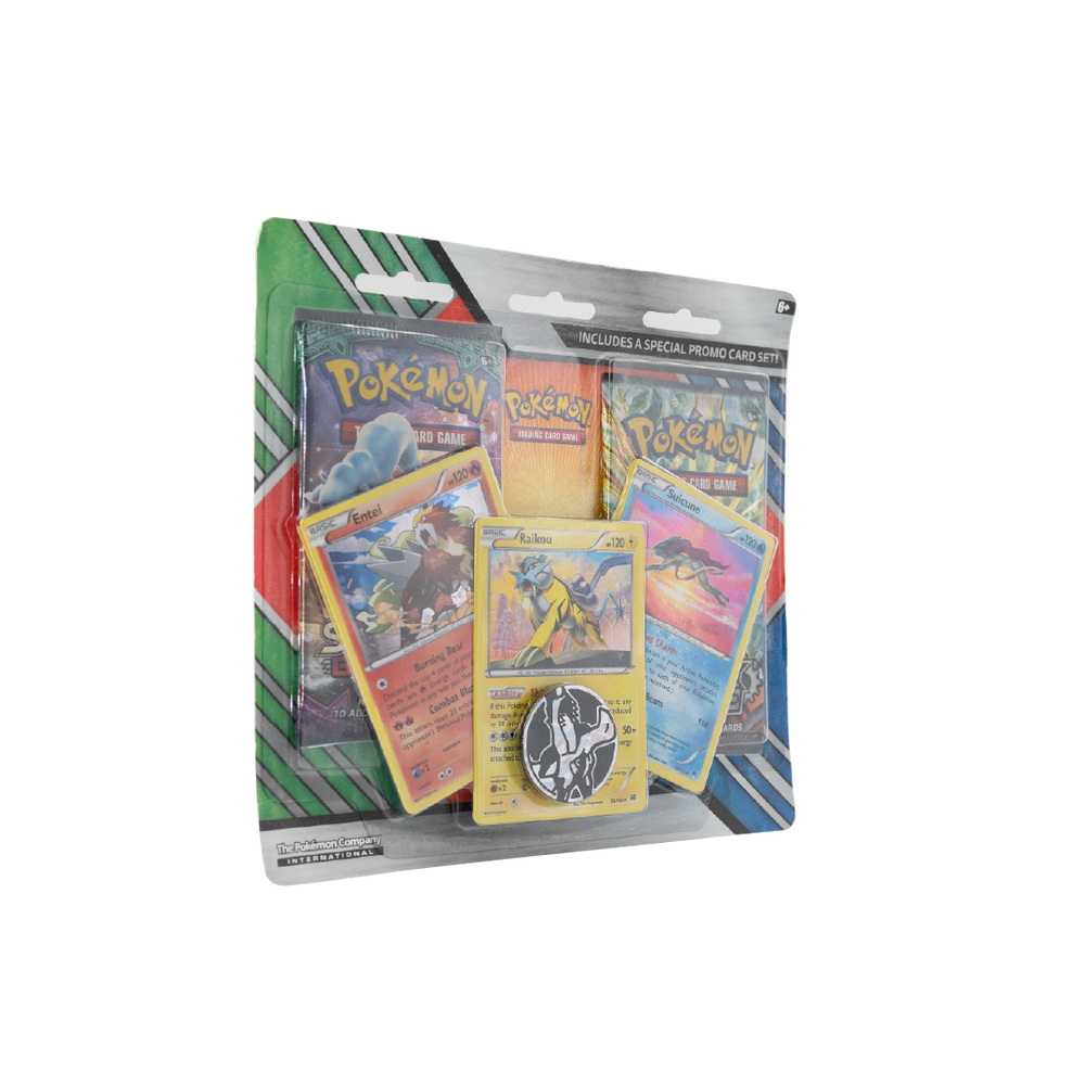 Pokémon 2017 2-Pack Blister - Raikou, Entei, & Suicune