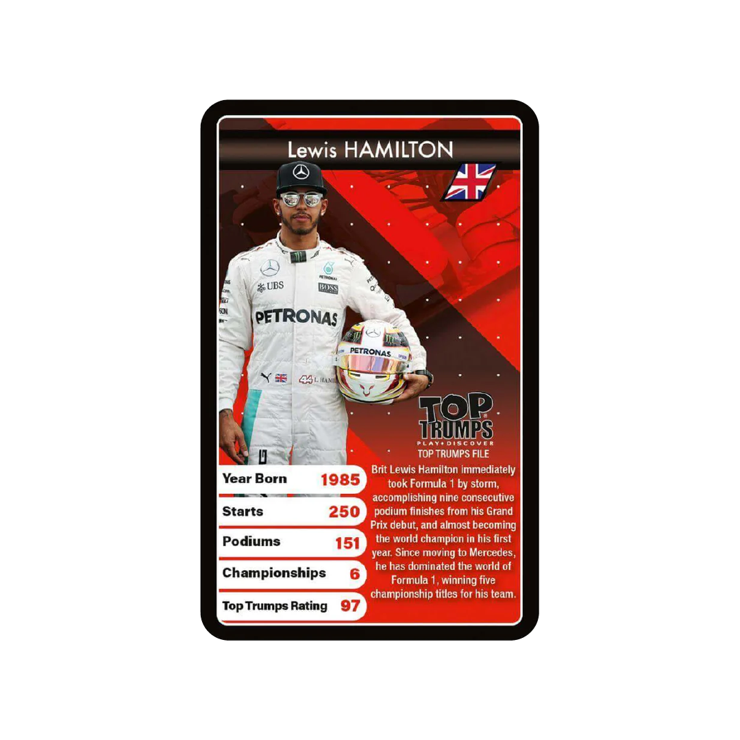 Top Trumps Grand Prix Heroes Card Game - Who Is The Greatest?