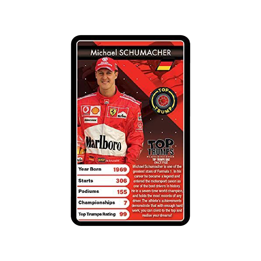 Top Trumps Grand Prix Heroes Card Game - Who Is The Greatest?