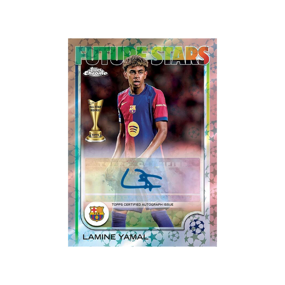 Topps Chrome LogoFractor UEFA Club Competitions 2024-25 Hobby Box