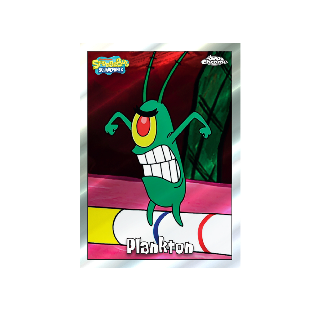 Topps Chrome SpongeBob 25th Anniversary 2025 Value Box
