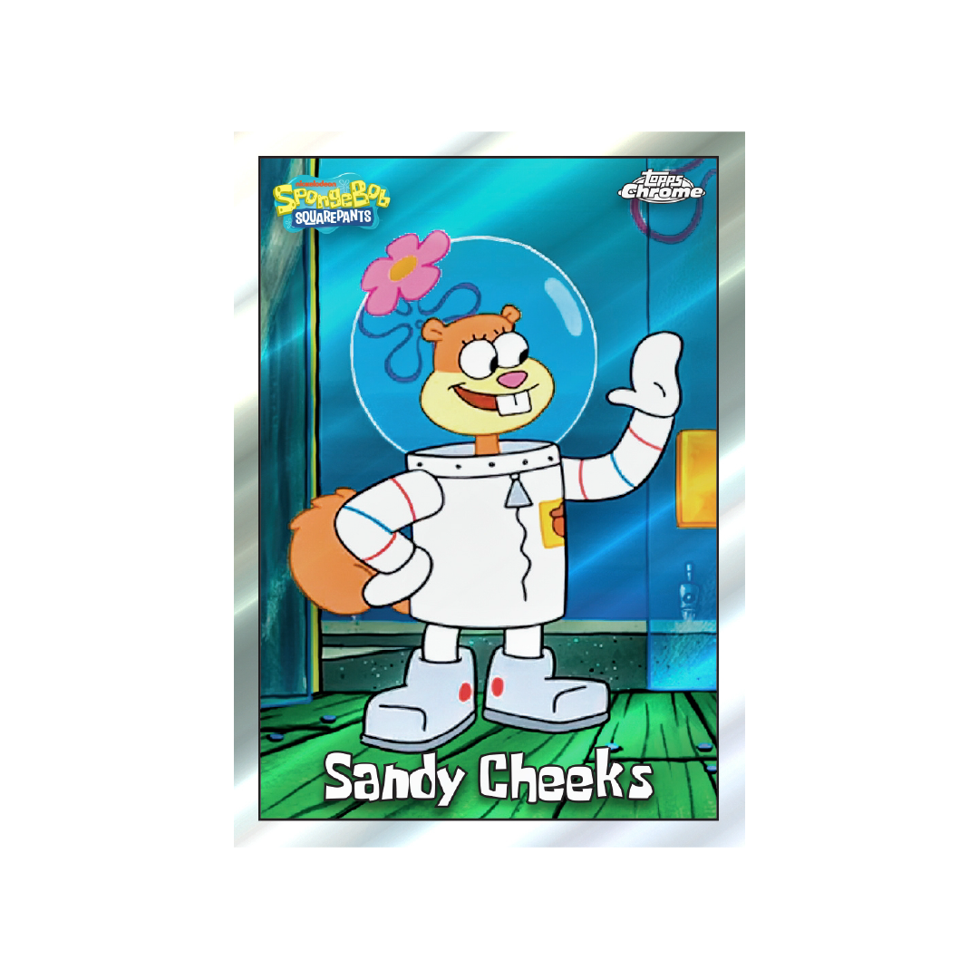 Topps Chrome SpongeBob 25th Anniversary 2025 Value Box