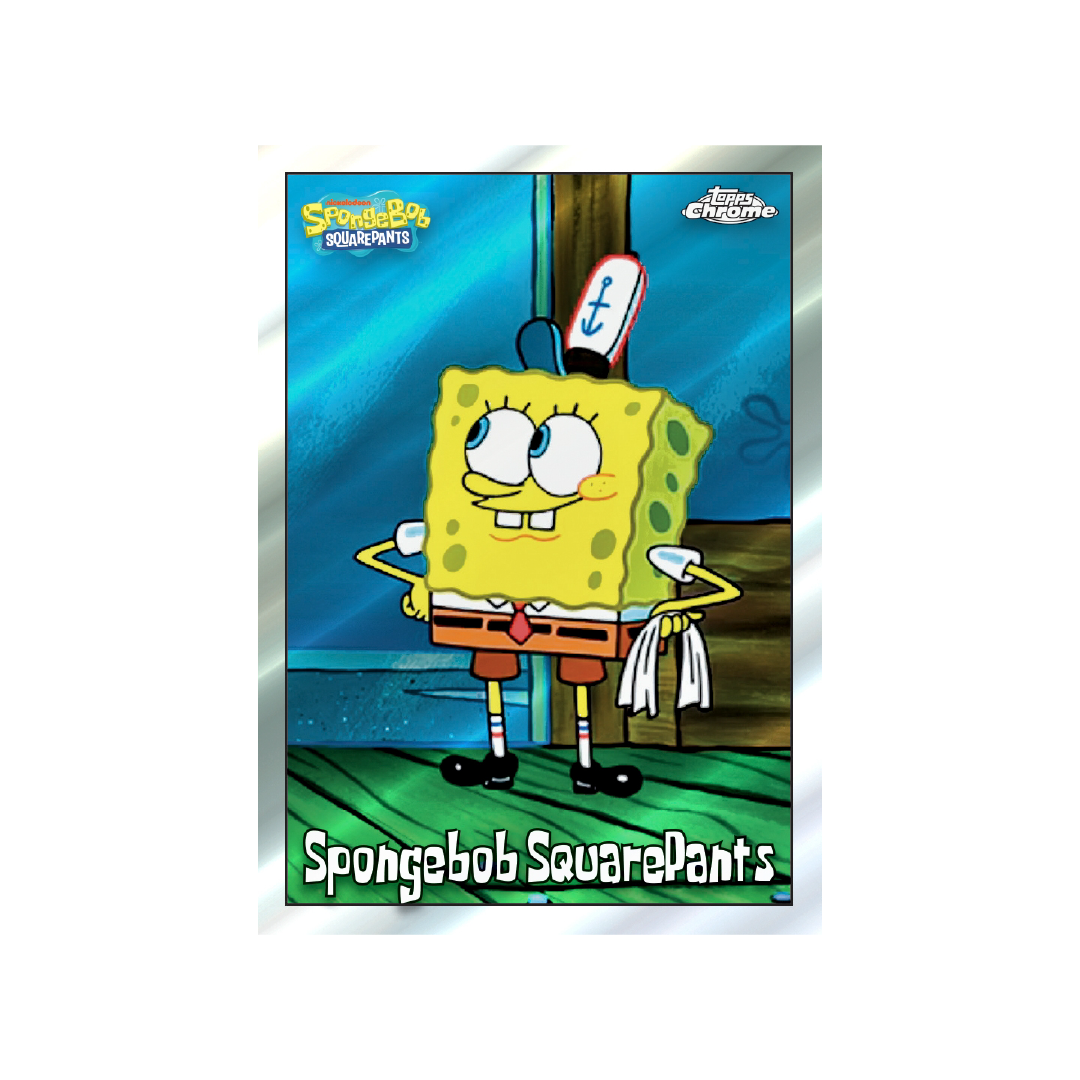 Topps Chrome SpongeBob 25th Anniversary 2025 Value Box