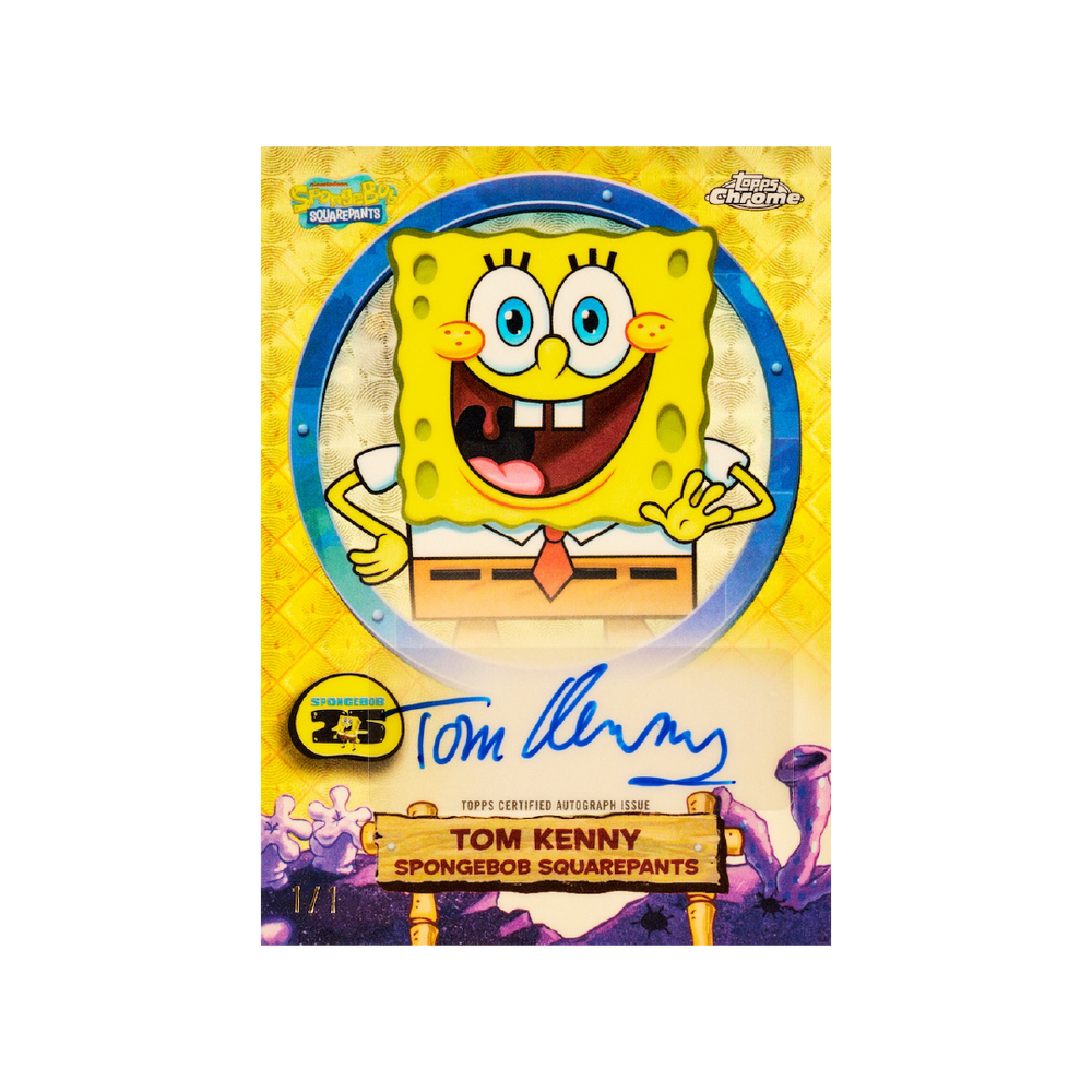 Topps Chrome SpongeBob 25th Anniversary 2025 Hobby Box