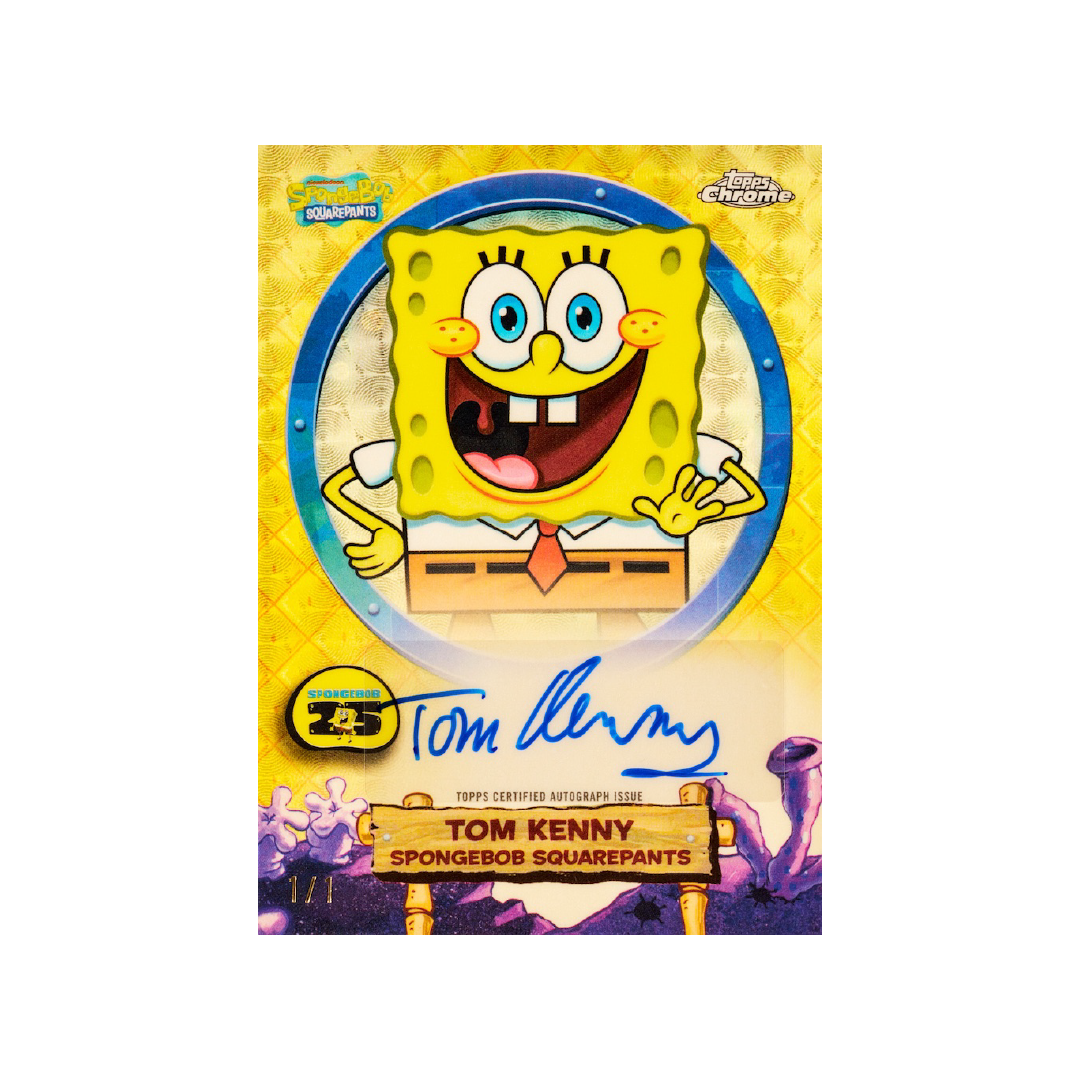 Topps Chrome SpongeBob 25th Anniversary 2025 Hobby Box