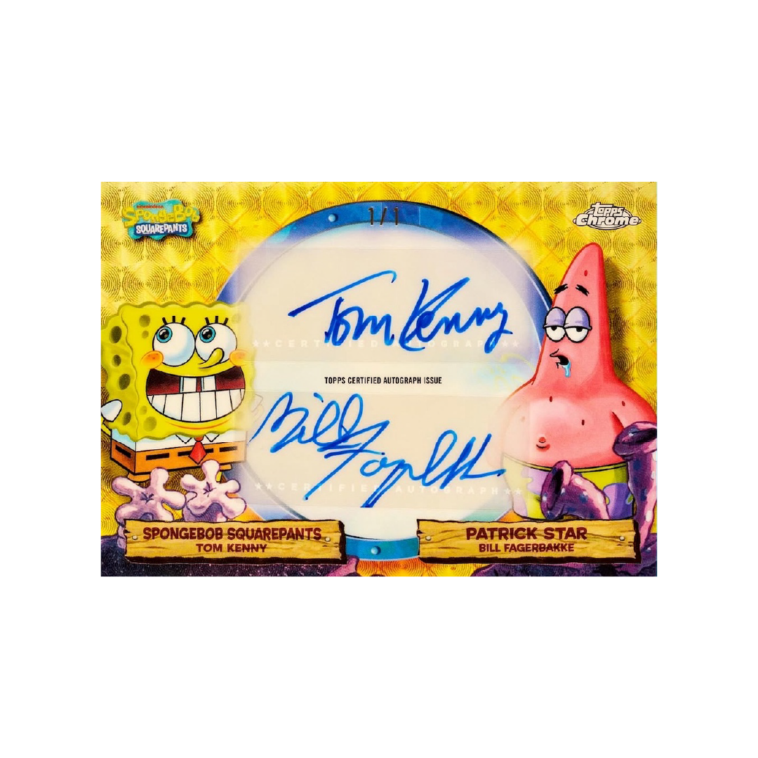 Topps Chrome SpongeBob 25th Anniversary 2025 Hobby Box