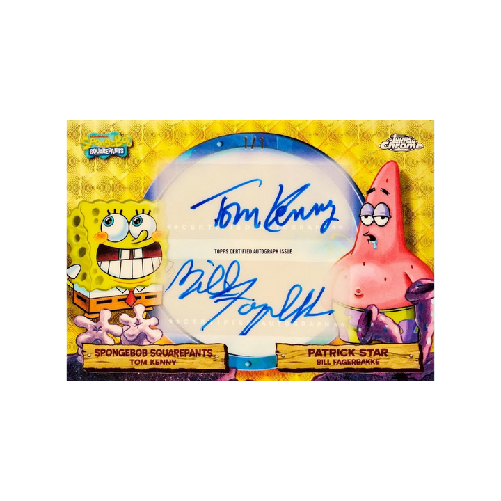 Topps Chrome SpongeBob 25th Anniversary 2025 Hobby Box