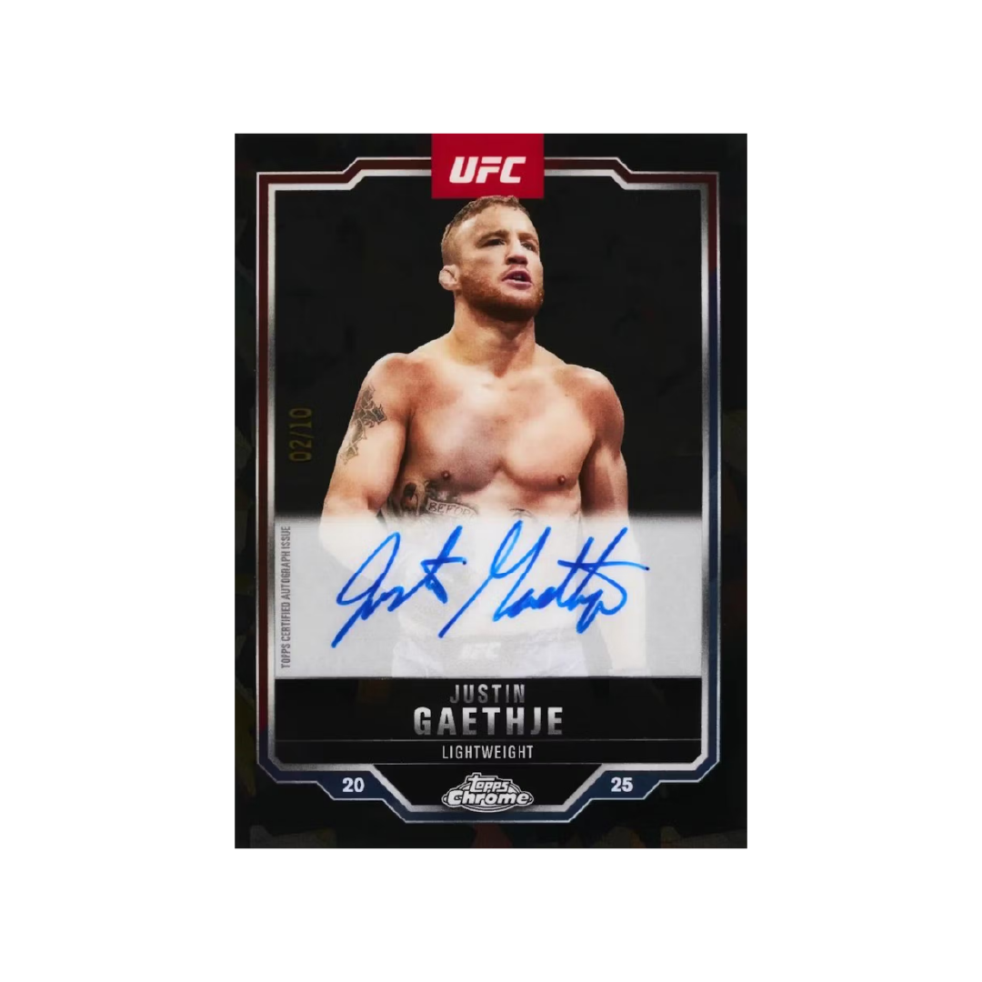 Topps Chrome UFC Sapphire Edition 2025 Hobby Box