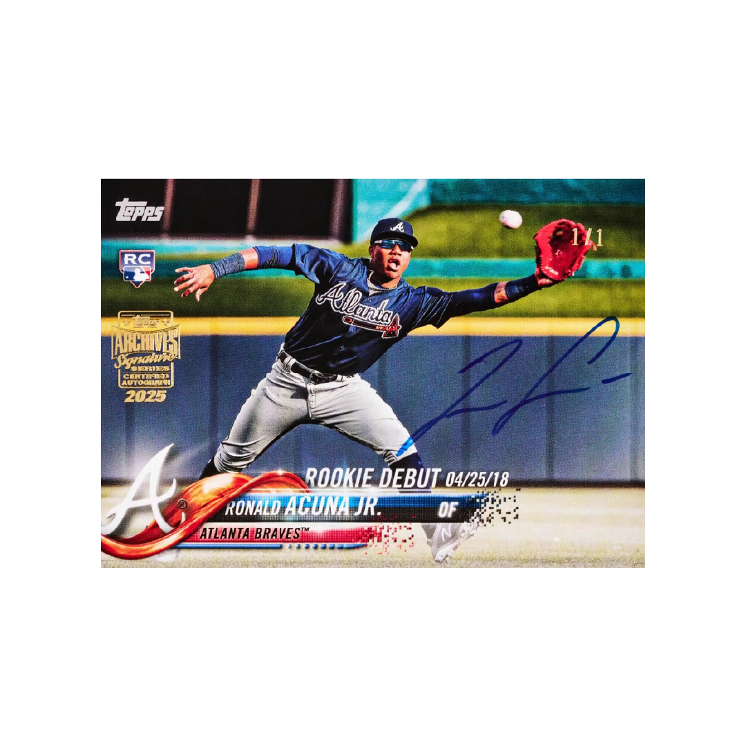 Topps Archives Signature Series Baseball 2025 Hobby Box