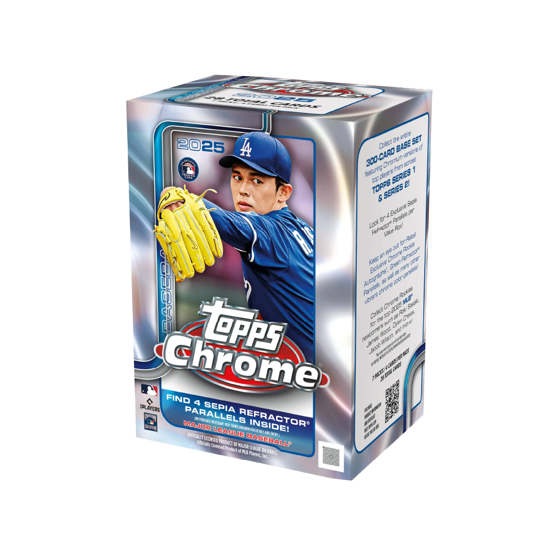 Topps Chrome Baseball 2025 Value Box