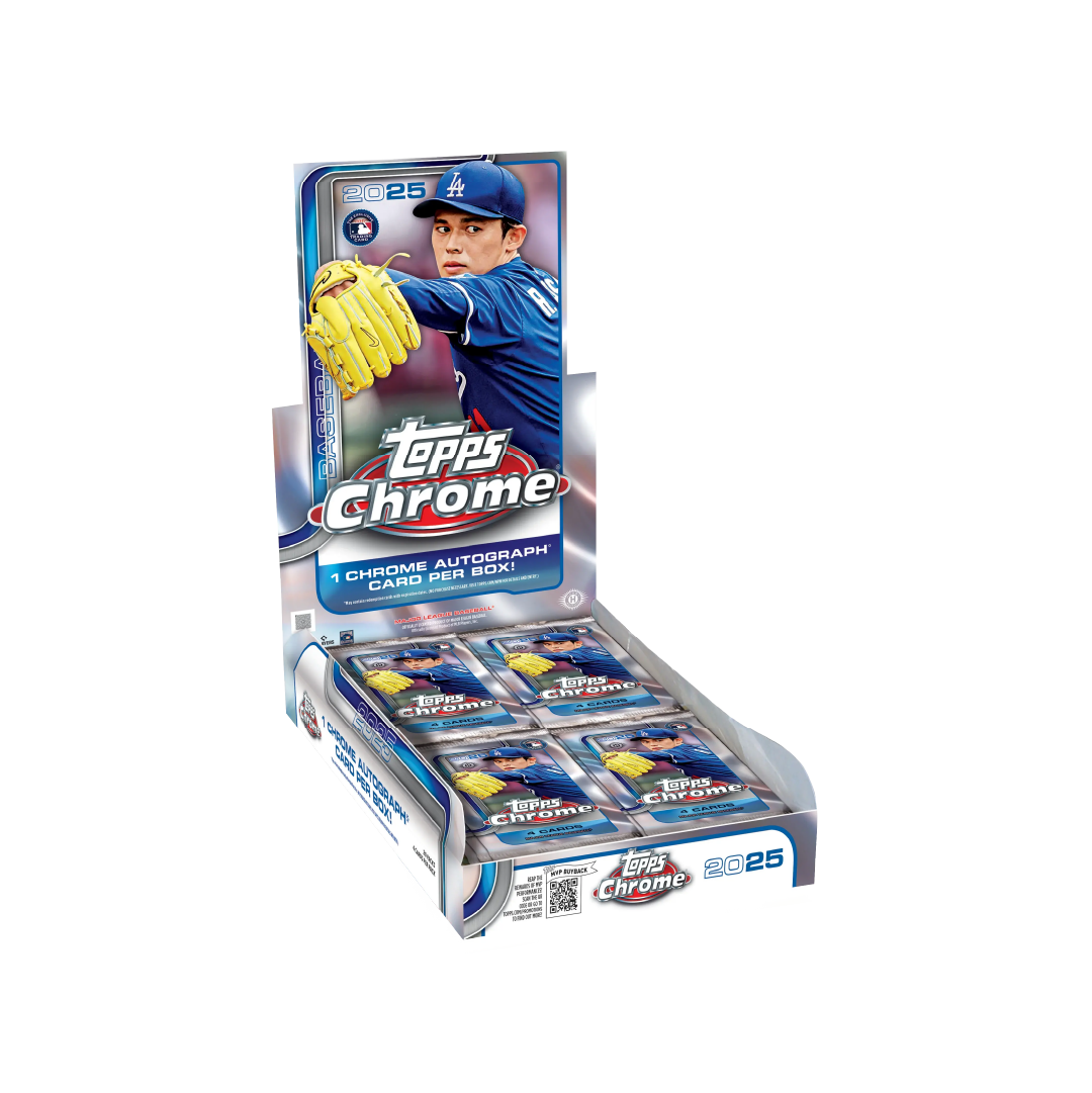 Topps Chrome Baseball 2025 Hobby Box