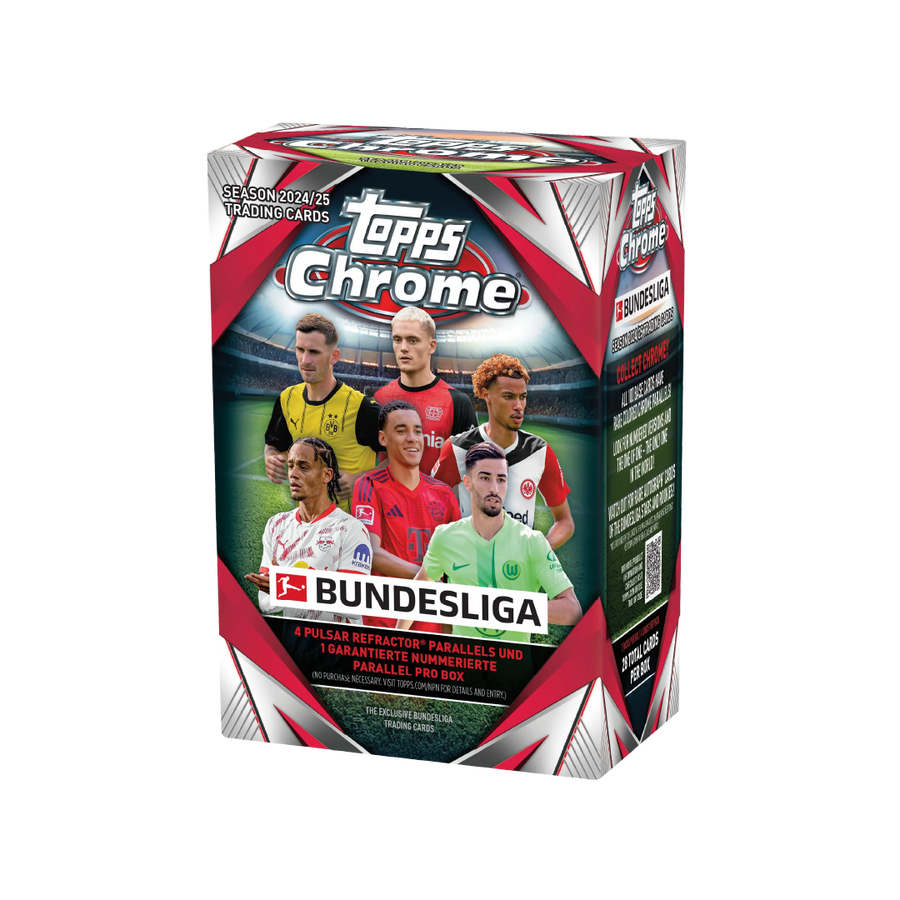 Topps Chrome Bundesliga Soccer 2024/25 Value Box