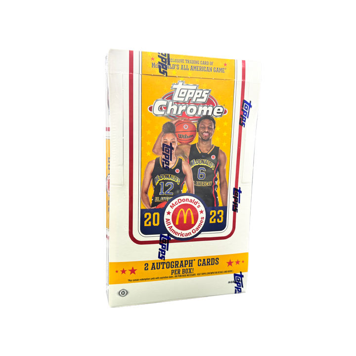 Topps Chrome McDonald's All-American Basketball 2023 Hobby Box