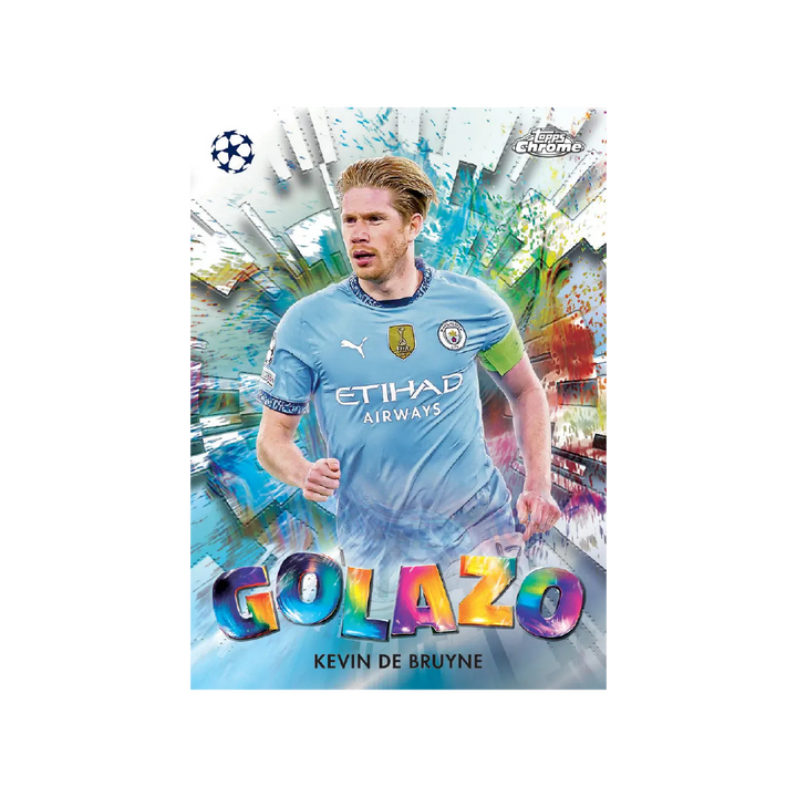 Topps Chrome UEFA Club Competitions UCC 2024-25 Jumbo Box