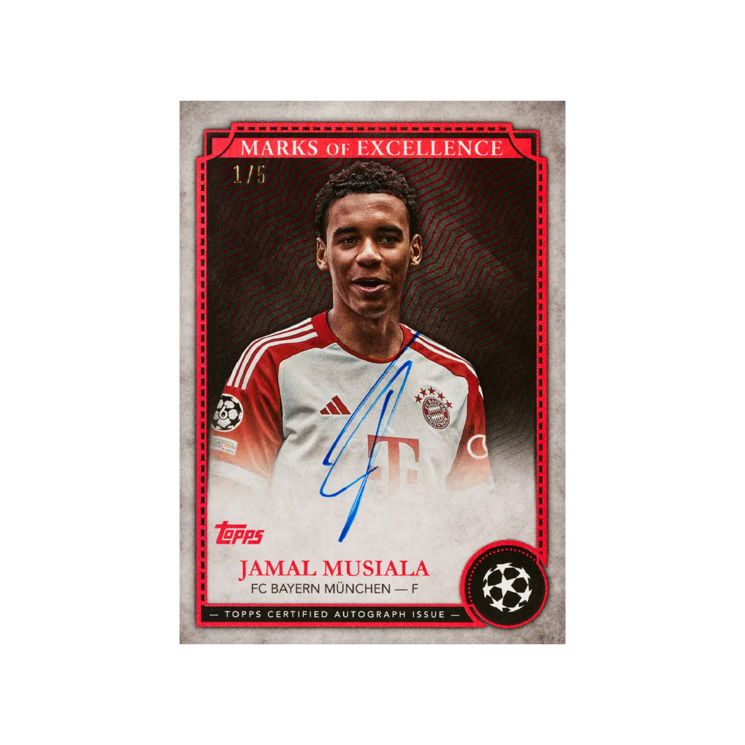 Topps Chrome UEFA Club Competitions UCC 2024-25 Jumbo Box