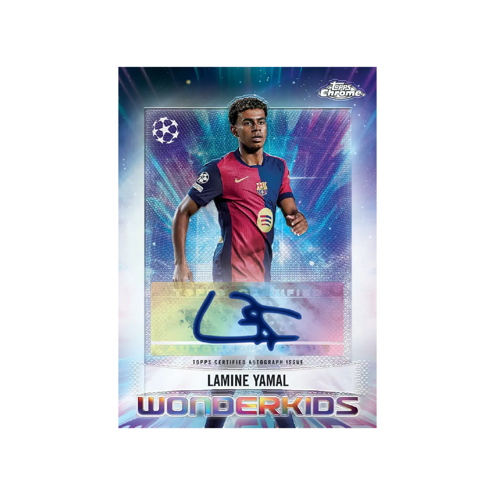 Topps Chrome UEFA Club Competitions UCC 2024-25 Jumbo Box