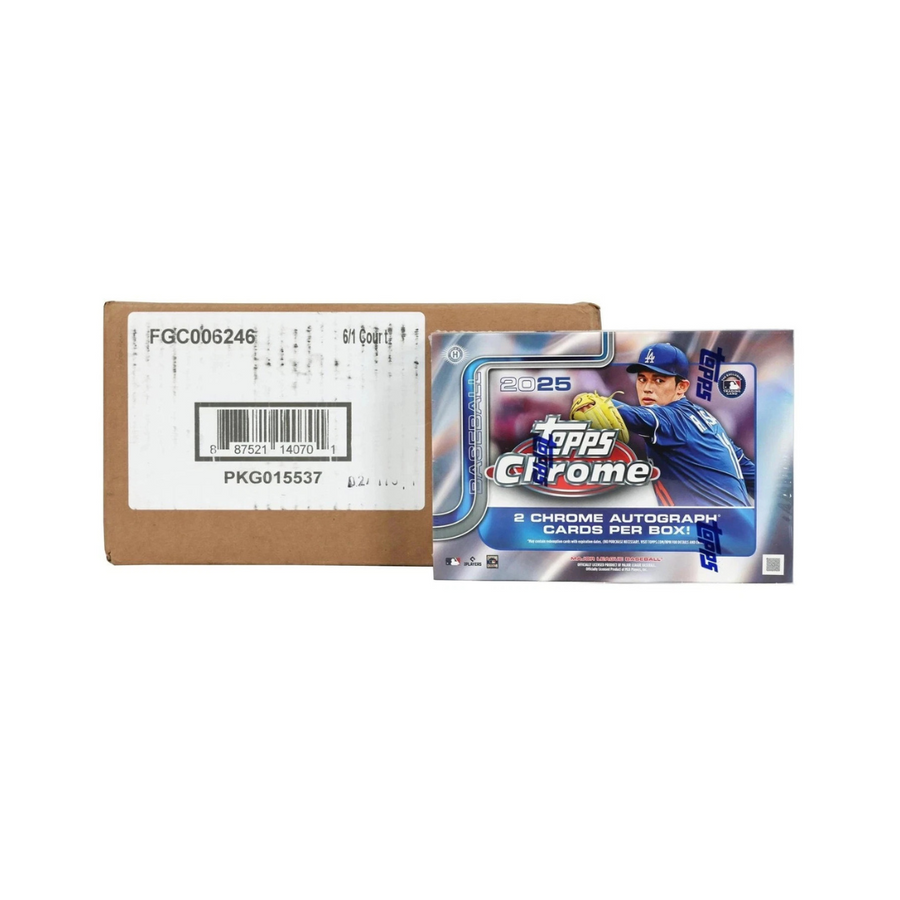 2025 Topps Chrome Baseball Breaker's Delight 6-Box Case