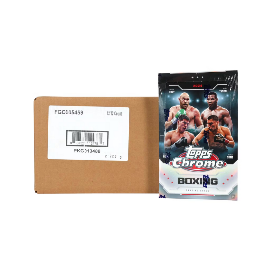 2024 Topps Chrome Boxing Hobby 12-Box Case