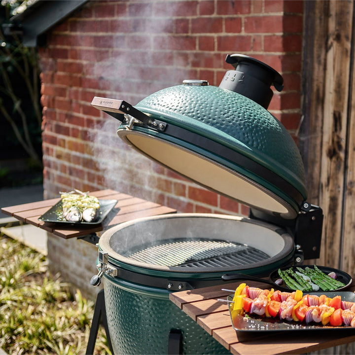 Kamado BBQ 18" Ceramic Grill in Matte Green