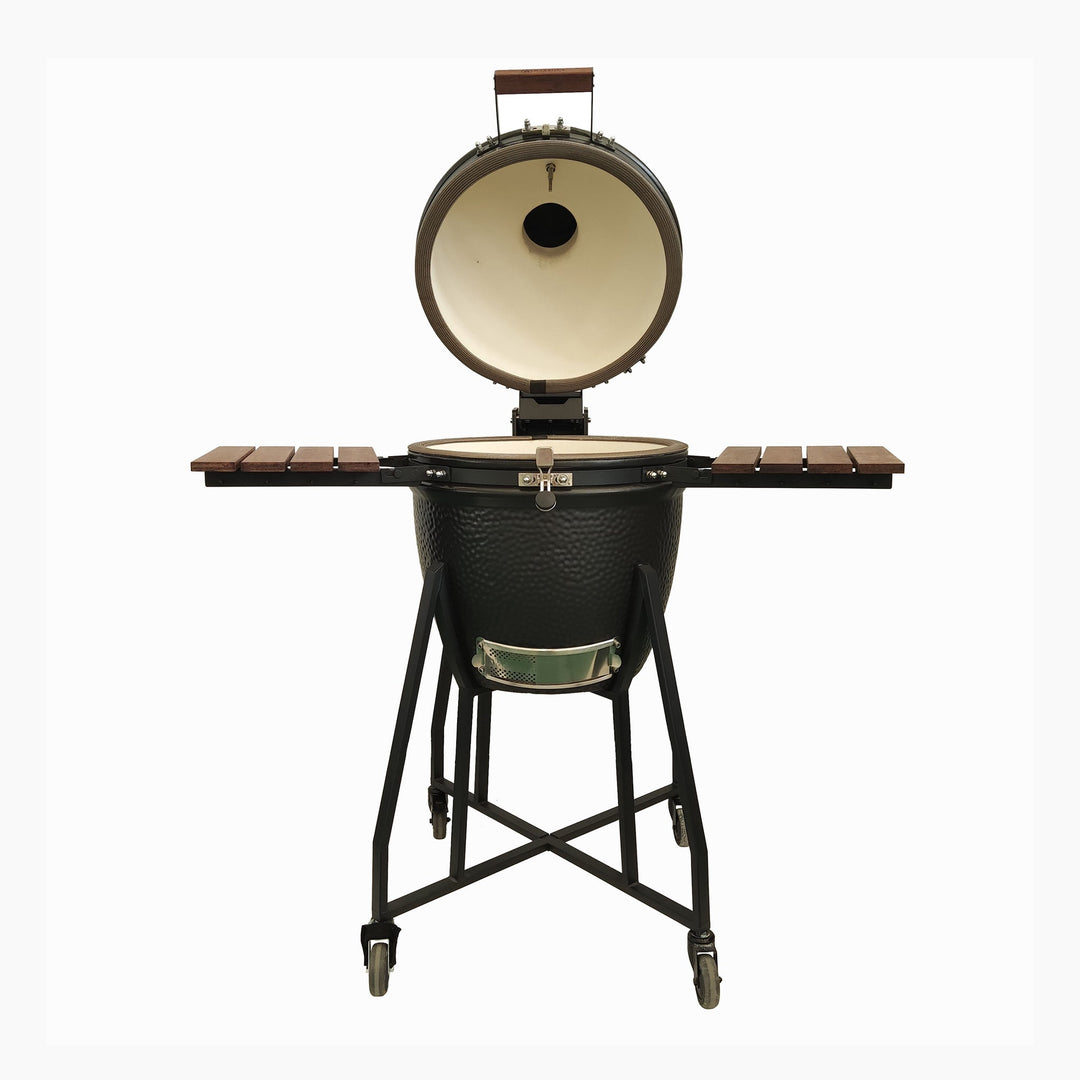 Kamado BBQ 18" Ceramic Grill in Black