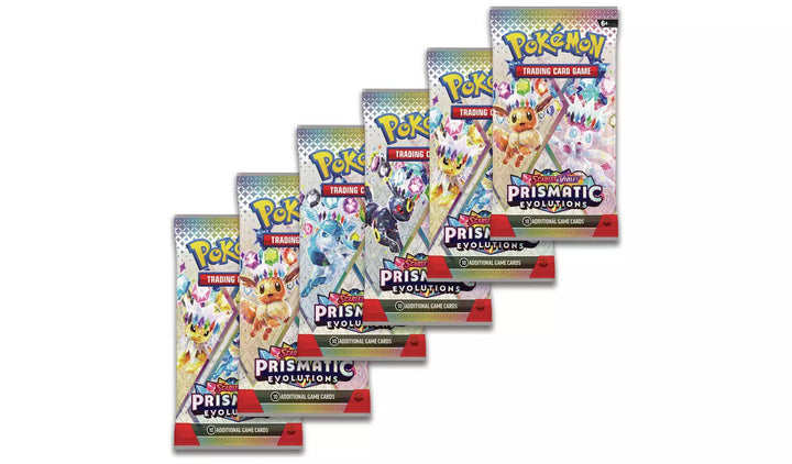 Pokemon TCG Prismatic Evolution Booster Trading Card Bundle - Only at LinaLabo