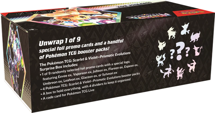 Pokemon TCG: Scarlet & Violet Prismatic Evolutions Surprise Box - Only at LinaLabo